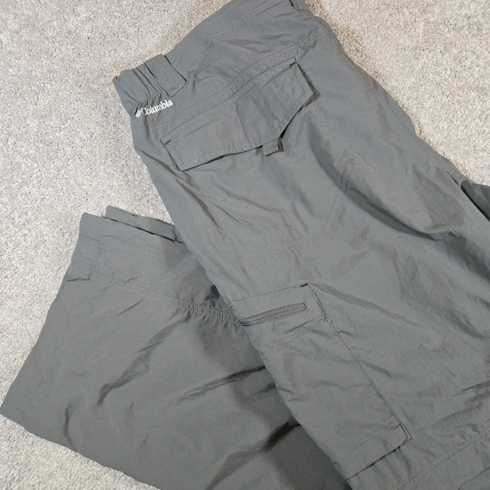 Columbia Men's Silver Ridge Convertible Pant 40 x 32 Gray Omni Shade UPF Hiking